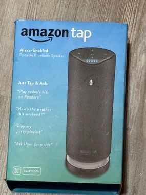 Amazon Tap Portable is Alexa-Enabled Bluetooth Speaker - Black